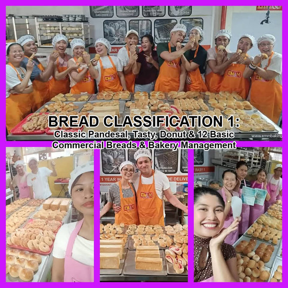 [2025] BREAD CLASSIFICATION 1: CLASSIC PANDESAL & BASIC COMMERCIAL BREADS + BAKERY MANAGEMENT