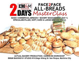 [2025 HANDS ON/CONSULTANCY] BASIC COMMERCIAL BAKERY BREADS + BAKERY OPERATION/MANAGEMENT