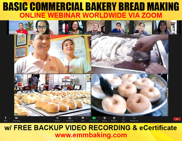 ((LIVE)) BAKING WEBINAR: BASIC COMMERCIAL BREADS + BAKERY MANAGEMENT 2024